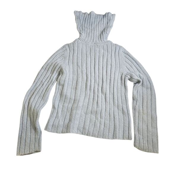 Ralph by Ralph Lauren Sweaters - Vintage Polo Ralph Lauren Cowl Neck Mohair Blend Light Blue Large